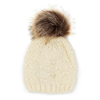Mum + Bub Ivory Beanies