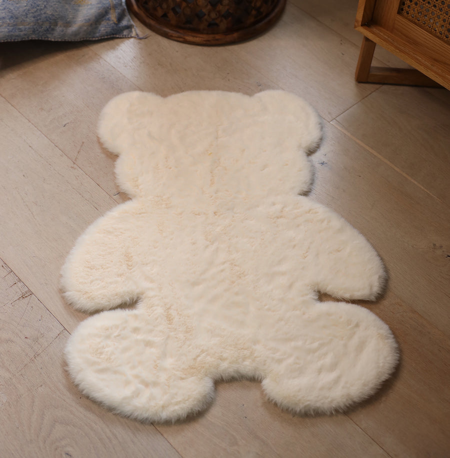 Bear Rug ~ Small Cream