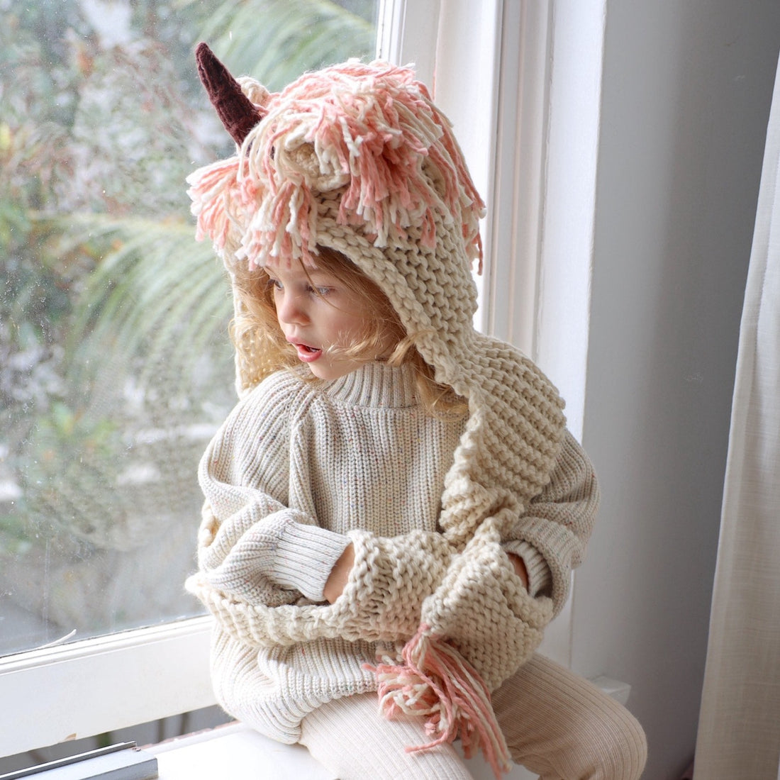 Unicorn Hooded Scarf