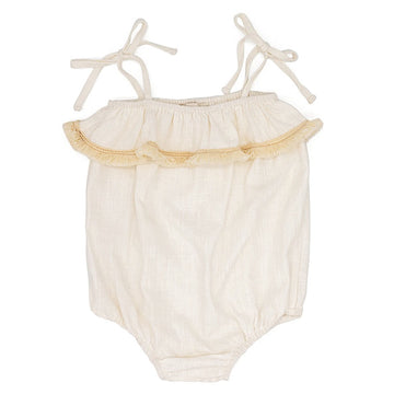 Ruffle Onesie with Fringing