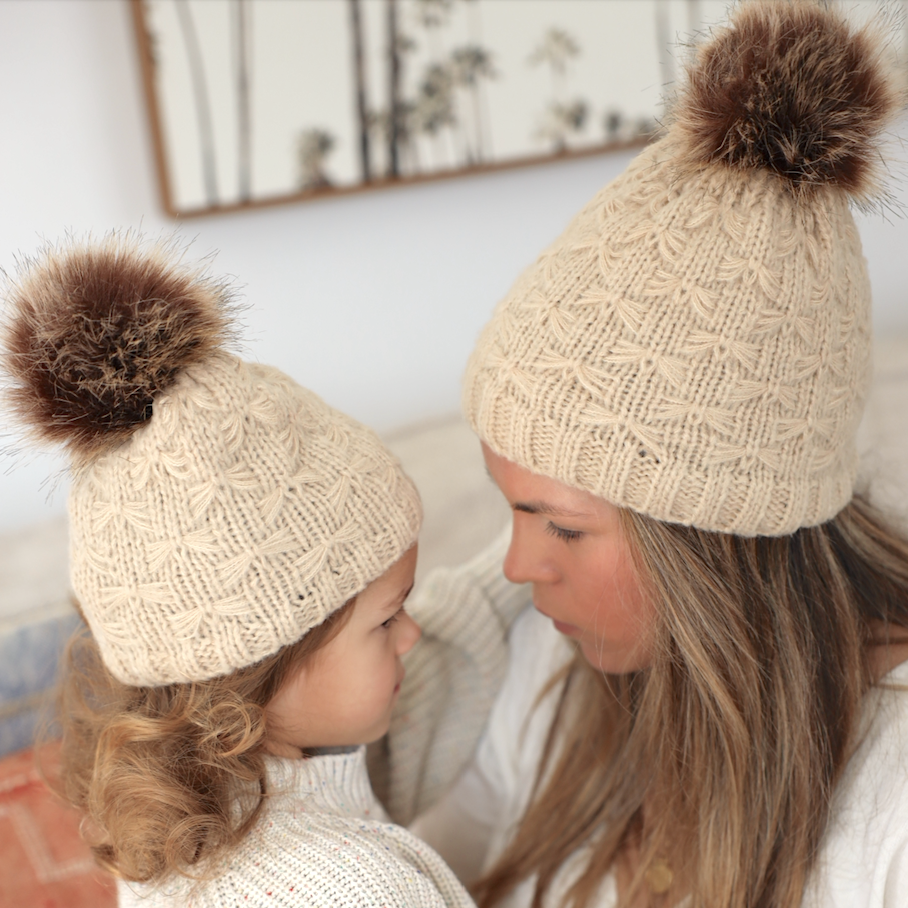 Mum + Bub Sand Beanies