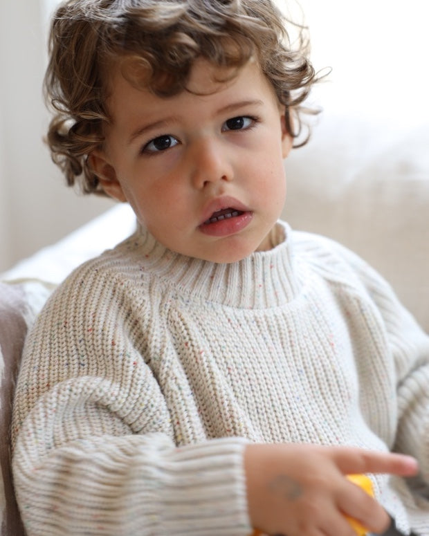 Natural Fleck Sweater